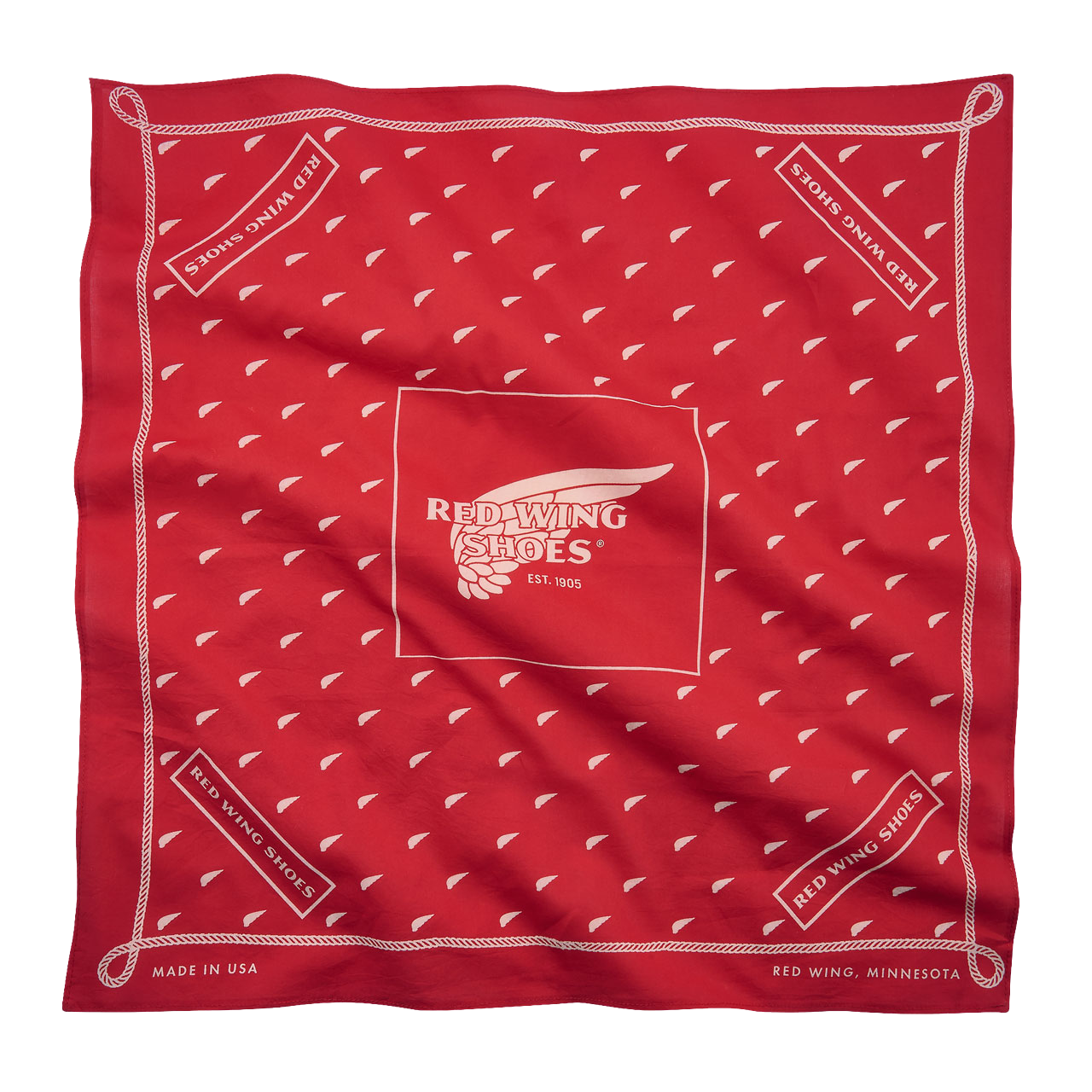 Red Wing 91036 Bandana Red Cotton